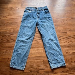 avirex petite straight leg jeans